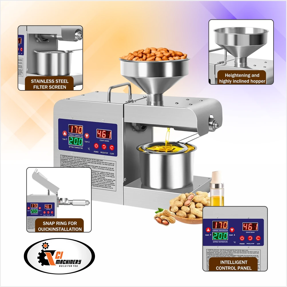 Mustard Oil Expeller Machine